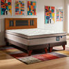 Cama Europea Flex Base Dividida 2 Plazas M&aacute;ximo Cobre + Respaldo Lorraine