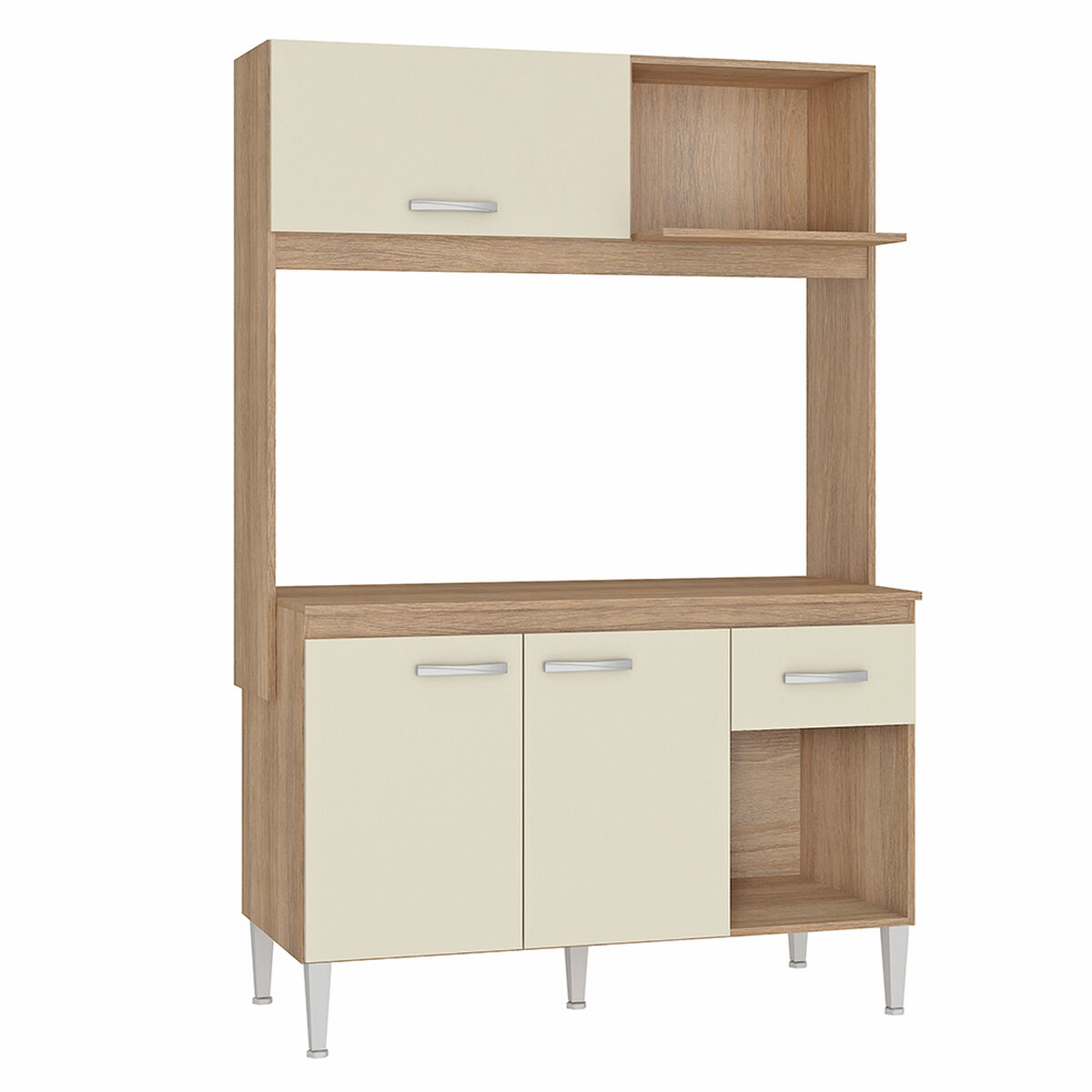 Kit Cocina Vekkahome Sarah 1 Puerta Beige