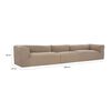 Seccional CIC Relax Sillón 1 Cuerpo + Dos Sofás 2 Cuerpos Natural