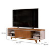Rack TV Vekkahome Loren Hasta 75" Caf&eacute;
