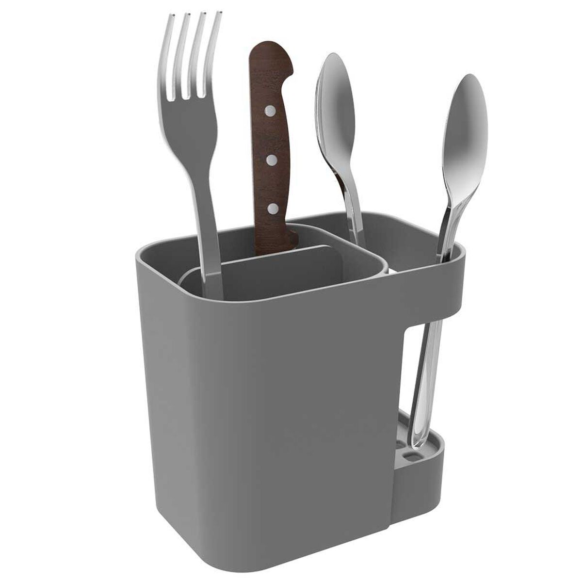 Organizador de Cubiertos Soprano Gris
