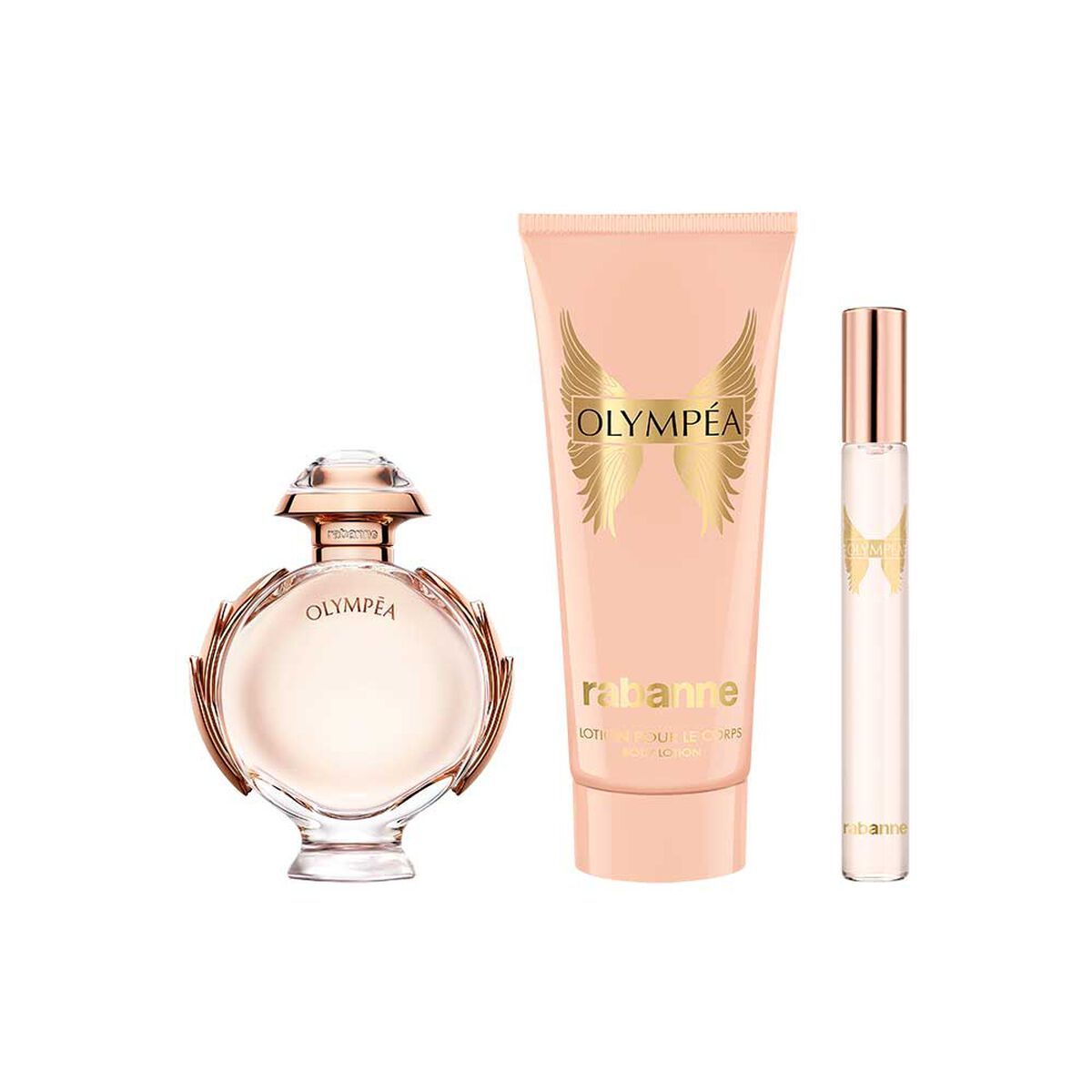 Set Paco Rabanne Hombre Olymp&eacute;a Eau de Parfum 50 ml + Sensual Loci&oacute;n Corporal 100 ml + Eau de Parfum 10 ml
