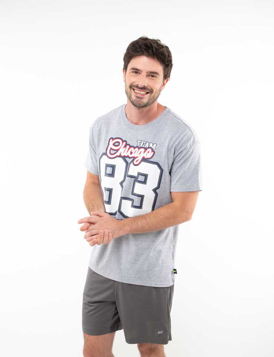 Polera Deportiva Hombre Black County