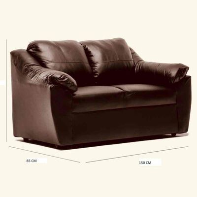 Imagen 2 del producto Sofá Cabsur Genova 2 Cuerpos café