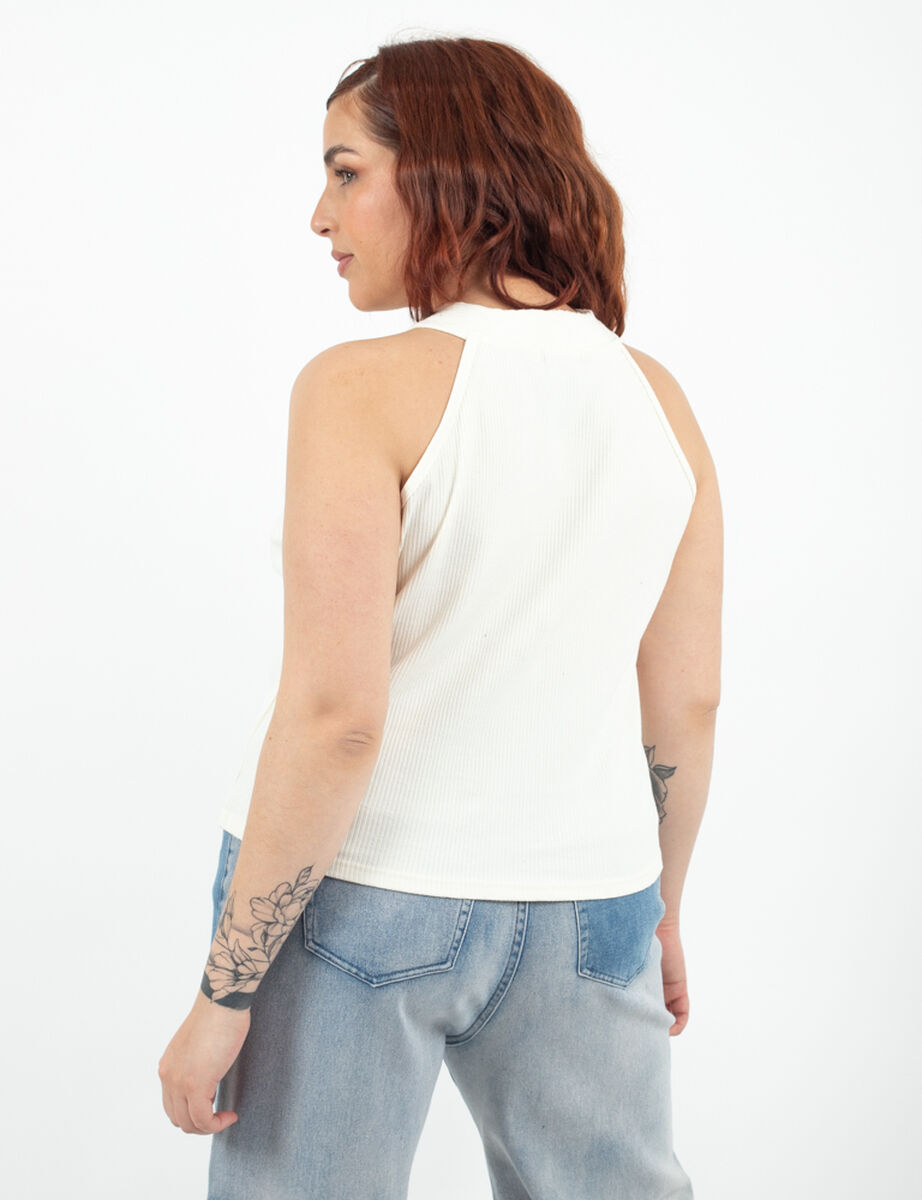 Polera Halter sin Mangas Mujer Extralindas