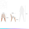 Juego de Comedor Decocasa Avena 4 Sillas Beige