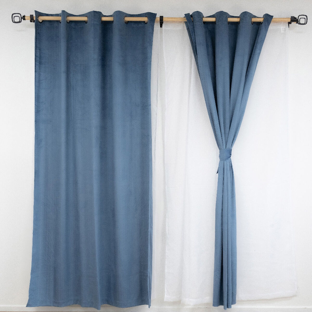 Set Cortina Doral Luciana 6 Piezas 140x220 cm Jacinto