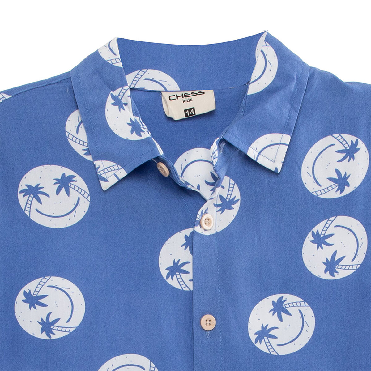 Camisa Manga Corta Estampada de Algod&oacute;n Ni&ntilde;o Cutback