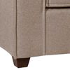 Sofá Seccional Ruzam Mobel Milano 5 Cuerpos Lino Beige