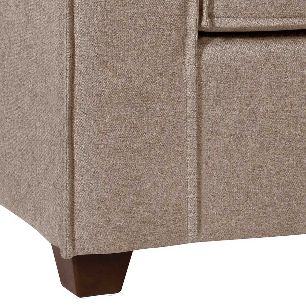 Sofá Seccional Ruzam Mobel Milano 5 Cuerpos Lino Beige