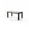 Mesa de Comedor Daniels Moderna Belice Blanco