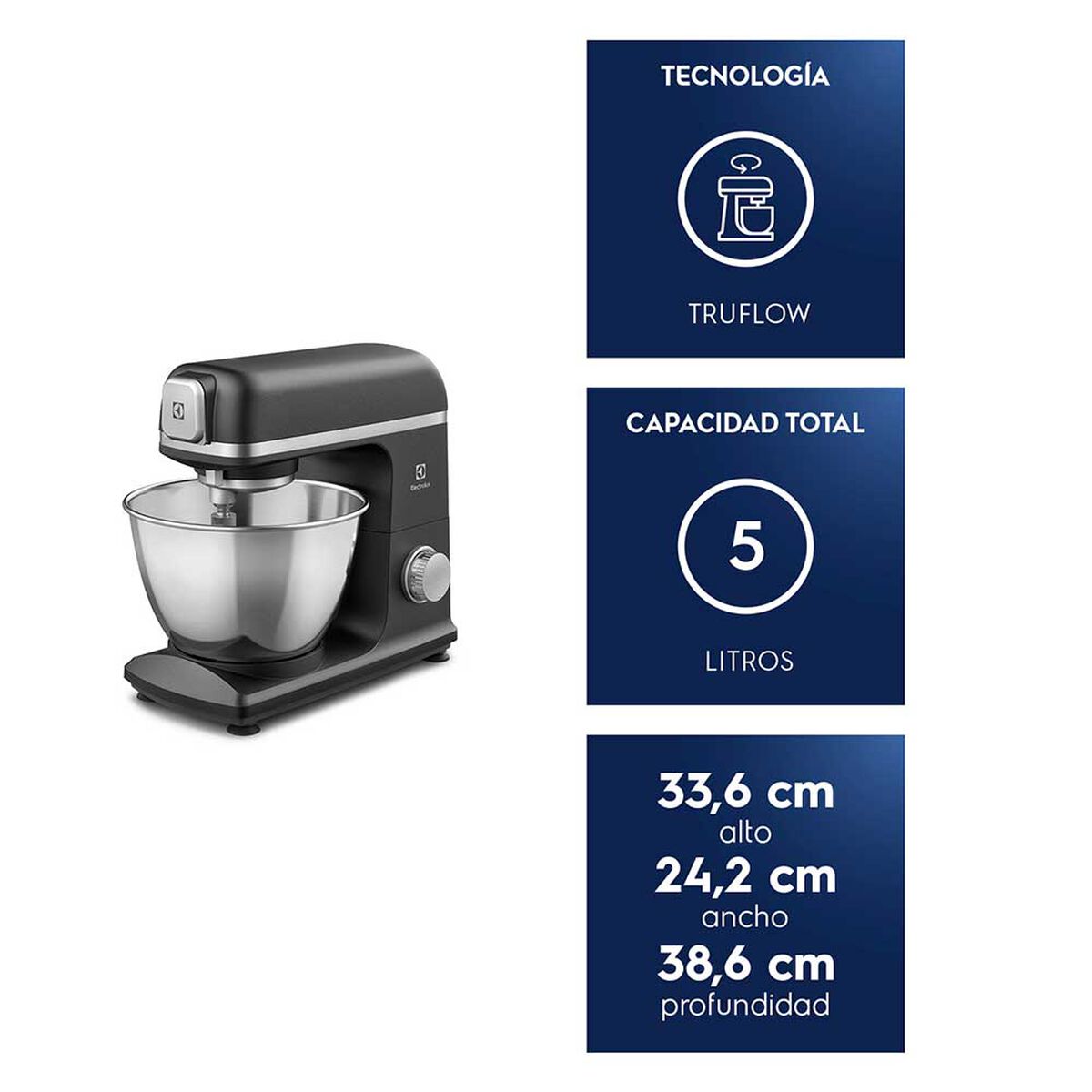 Batidora de Pedestal Electrolux KMP70 5 L