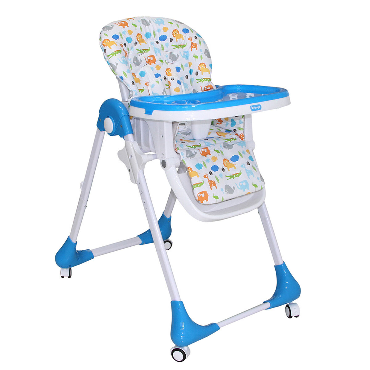 Silla de Comer Plegable Bebeglo RS-7085 Celeste