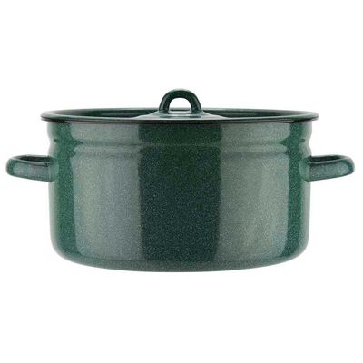 Imagen 1 del producto Cacerola Acero Vitrificado Fantuzzi Fundo Verde 24 cm