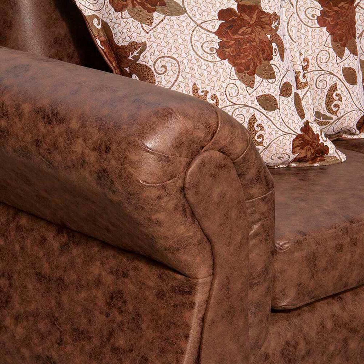 Seccional Black Factory Isabella 3 Cuerpos Caf&eacute;