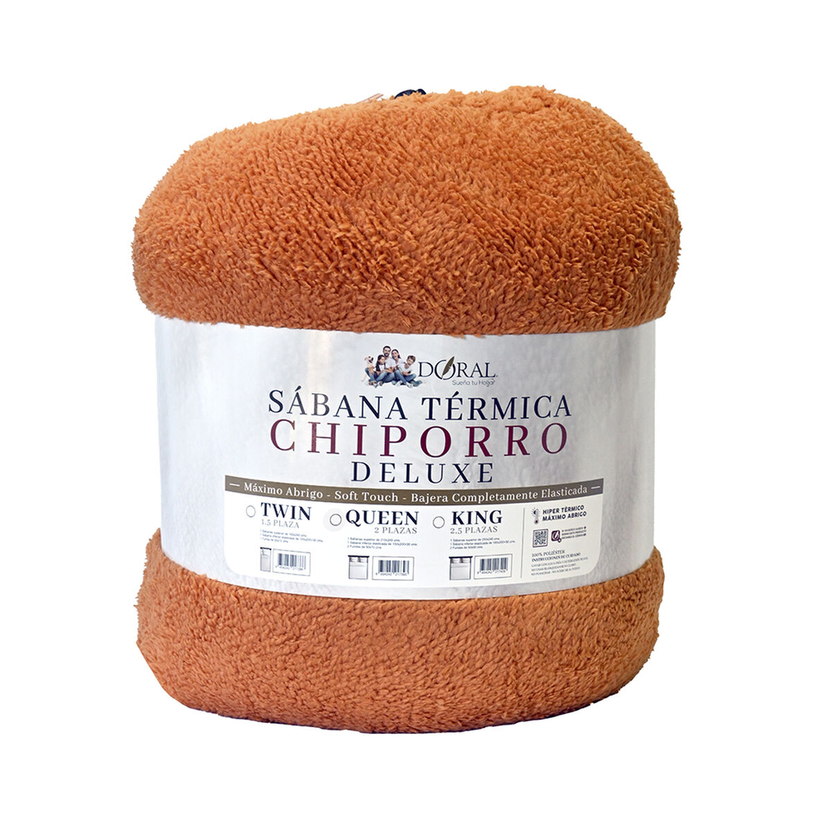 Juego de Sábanas Chiporro Doral King Senses Terracota