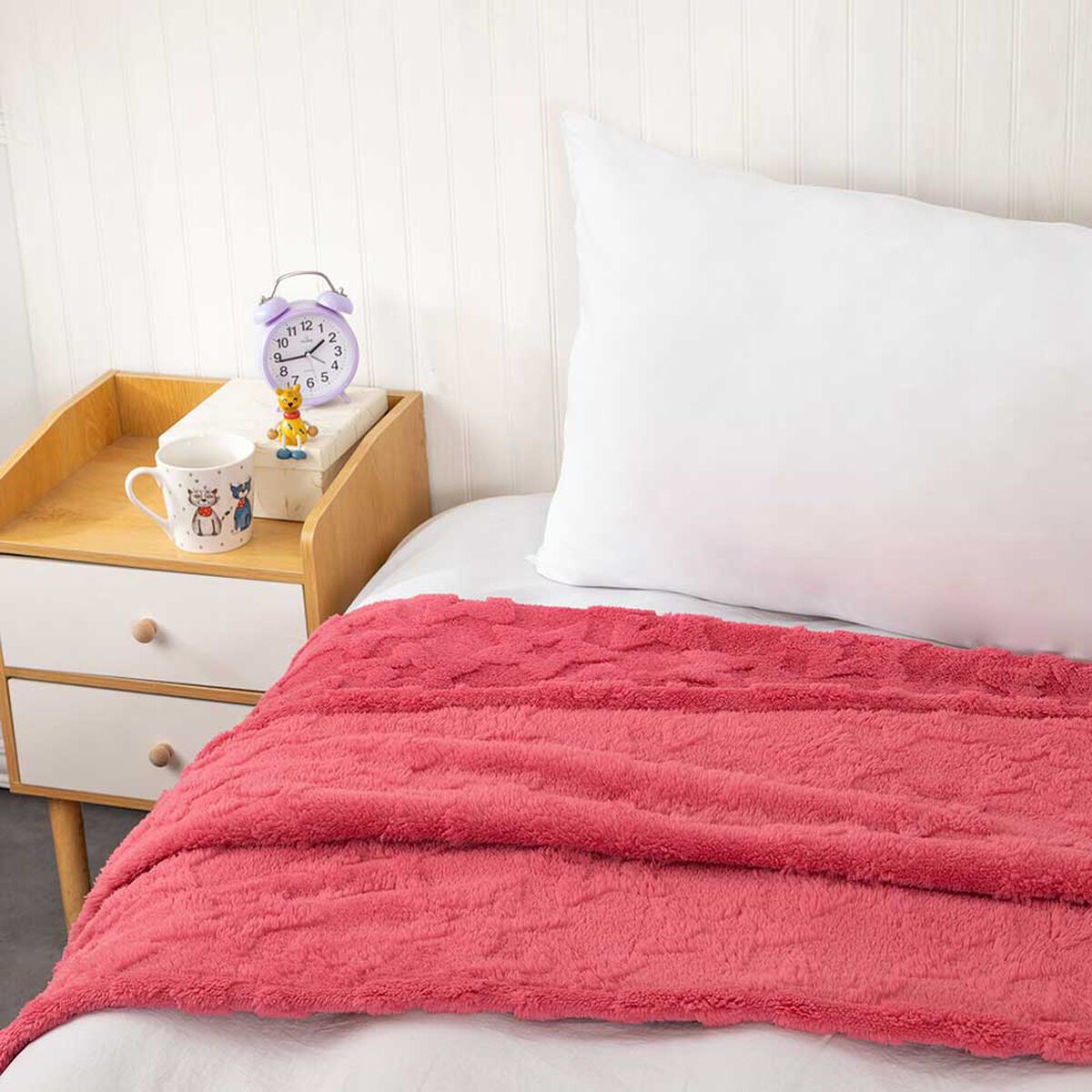 Manta Estrella Sherpa Casanova Kids Fucsia