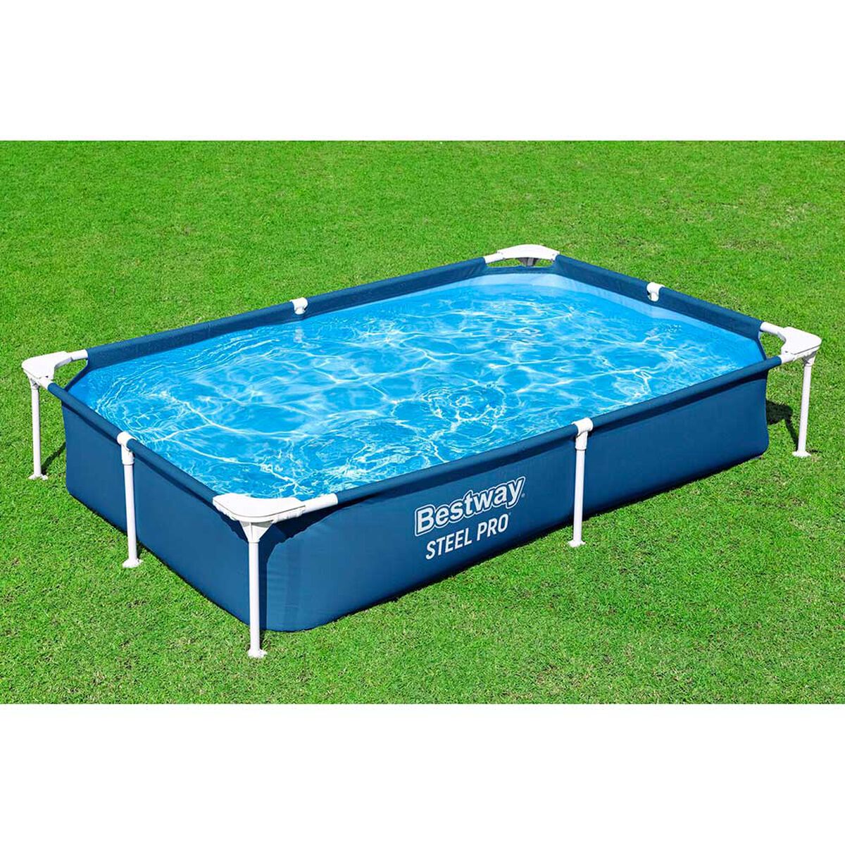 Piscina Estructural Rectangular Bestway Steel Pro 150x221 cm 1200 Litros