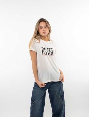 Imagen 1 del producto Polera Con Estampado Manga Corta Mujer Icono