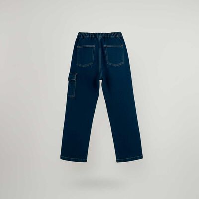 Imagen 2 del producto Jeans de Algodón Niño Chess Denim, Negro, Oliva