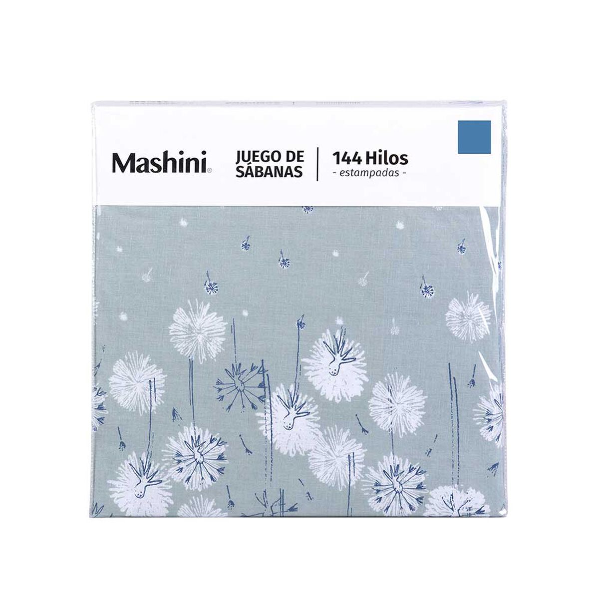 Juego de Sábanas Mashini 144 Hilos 1 Plaza Leon