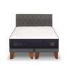 Cama Europea CIC Base Dividida King S&uacute;per Premium + Respaldo Kavery