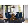 Juego de Comedor Jdo & Design Isabella 4 Sillas Azul