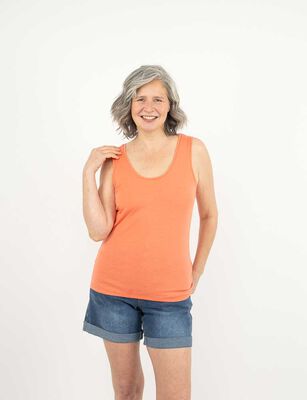 Imagen 1 del producto Polera Sin Mangas Mujer Portman Club Coral, Crudo, Mostaza, Negro