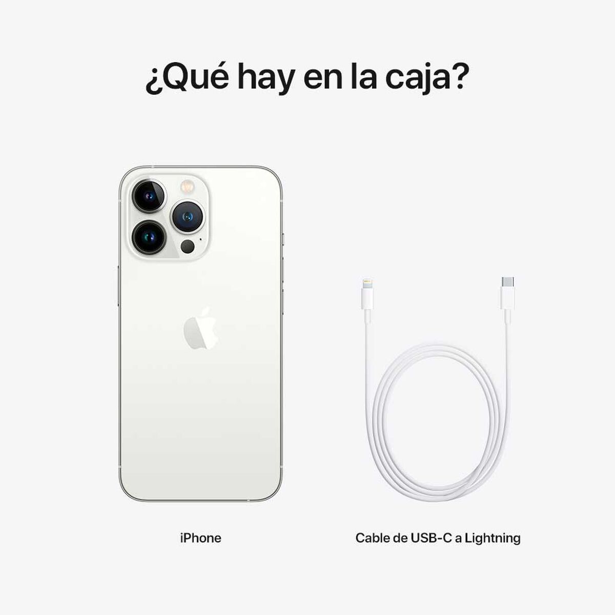 Celular Apple iPhone 13 Pro 128GB 6,1" Silver Claro