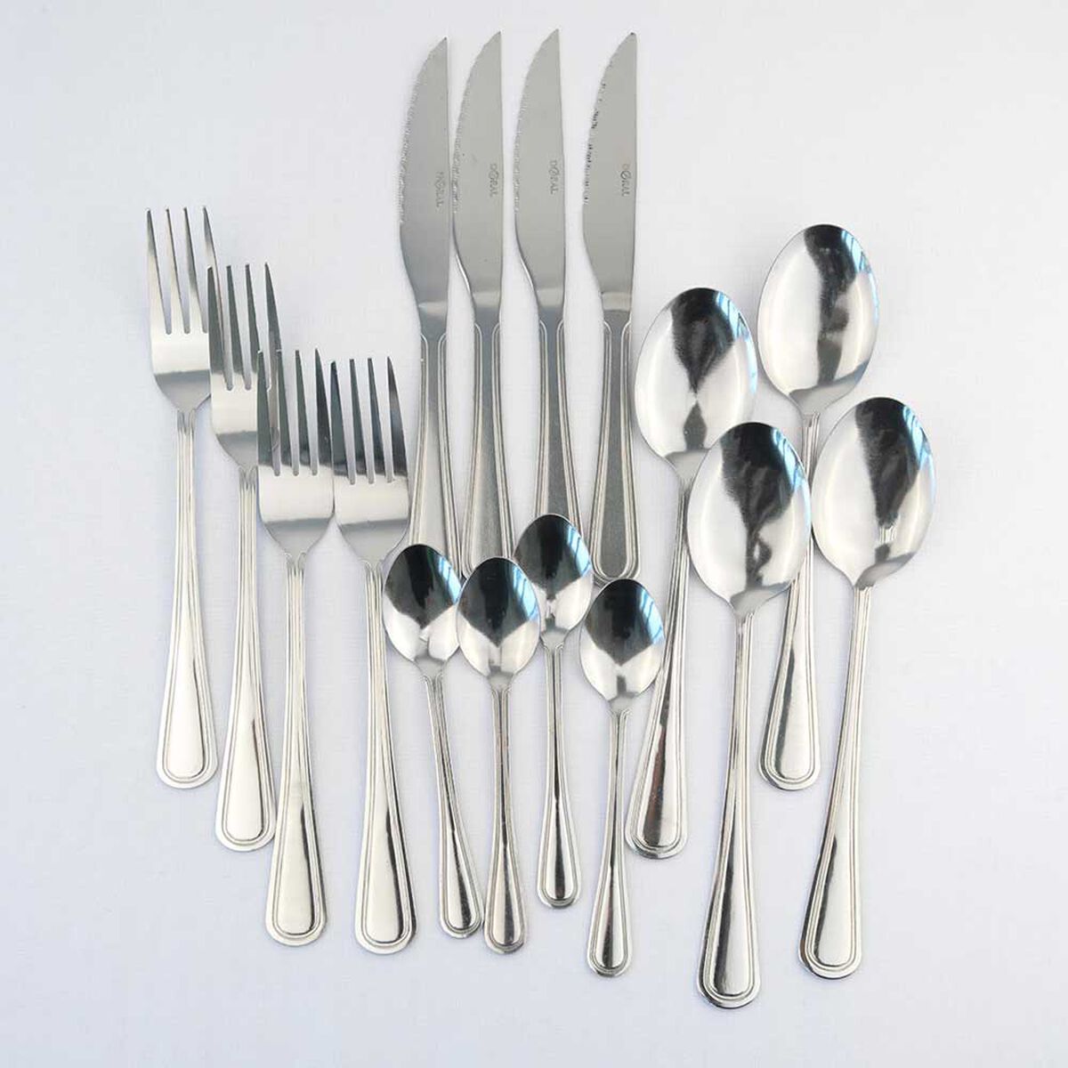 Set Cuchilleria Doral 16 Piezas Royal Golden Family