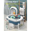 Bañera con Cojin Termómetro y más Accesorios Verde Lubabycas