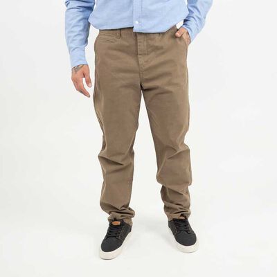 Pantalón Liso Hombre Zibel Tabaco, Verde-Osc