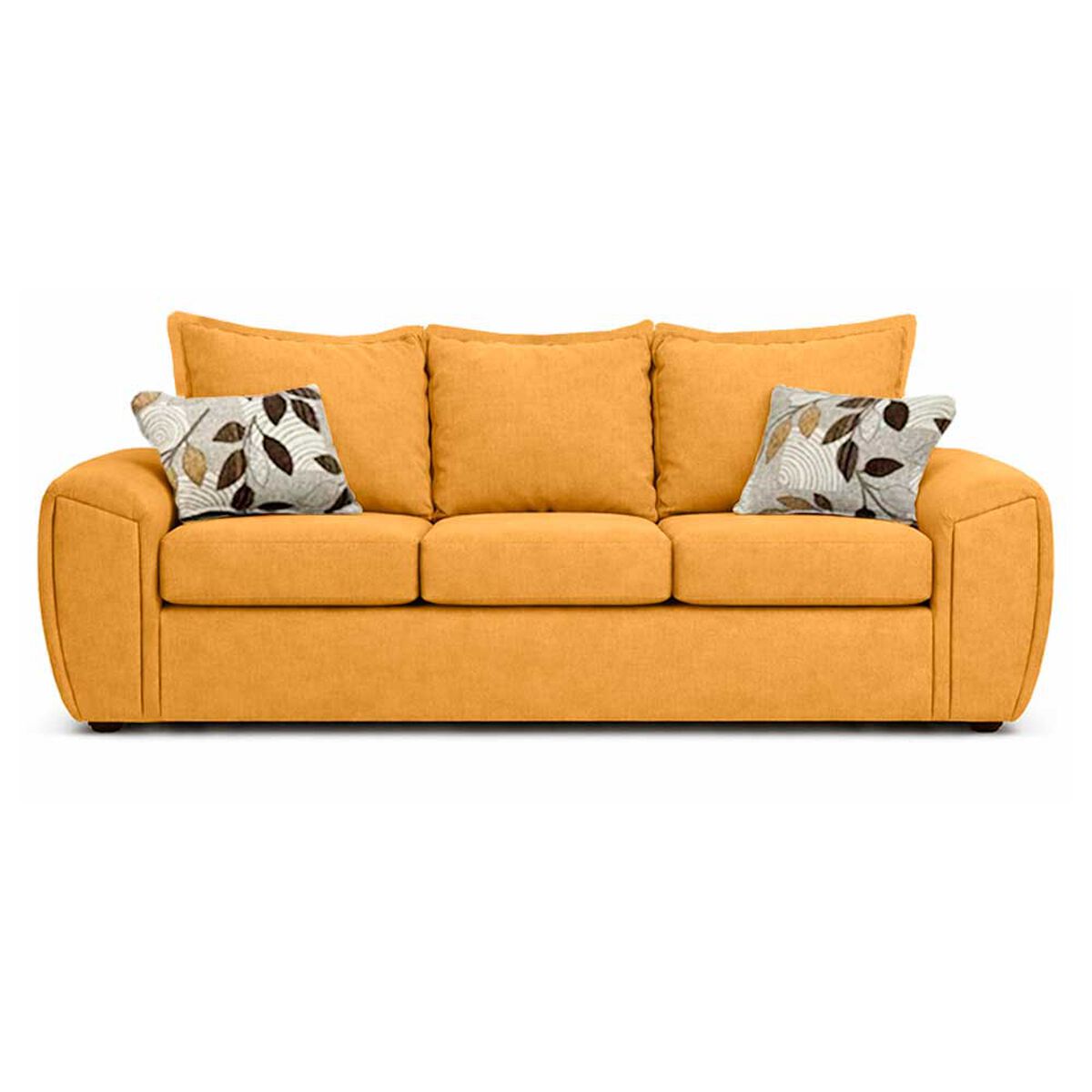 Sof&aacute; Elegant Detail New Houston 3 Cuerpos Amarillo
