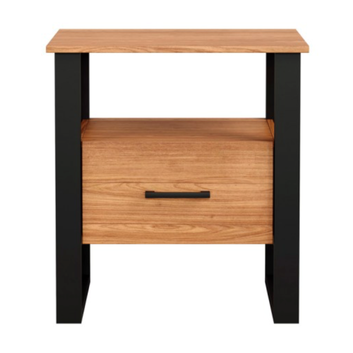 Velador Roca Guayacan 1 Cajón Canela Negro