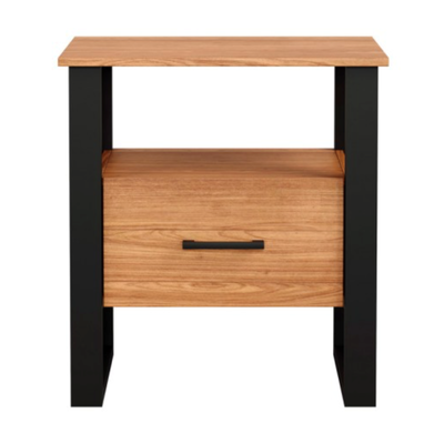 Velador Roca Guayacan 1 Cajón Canela Negro