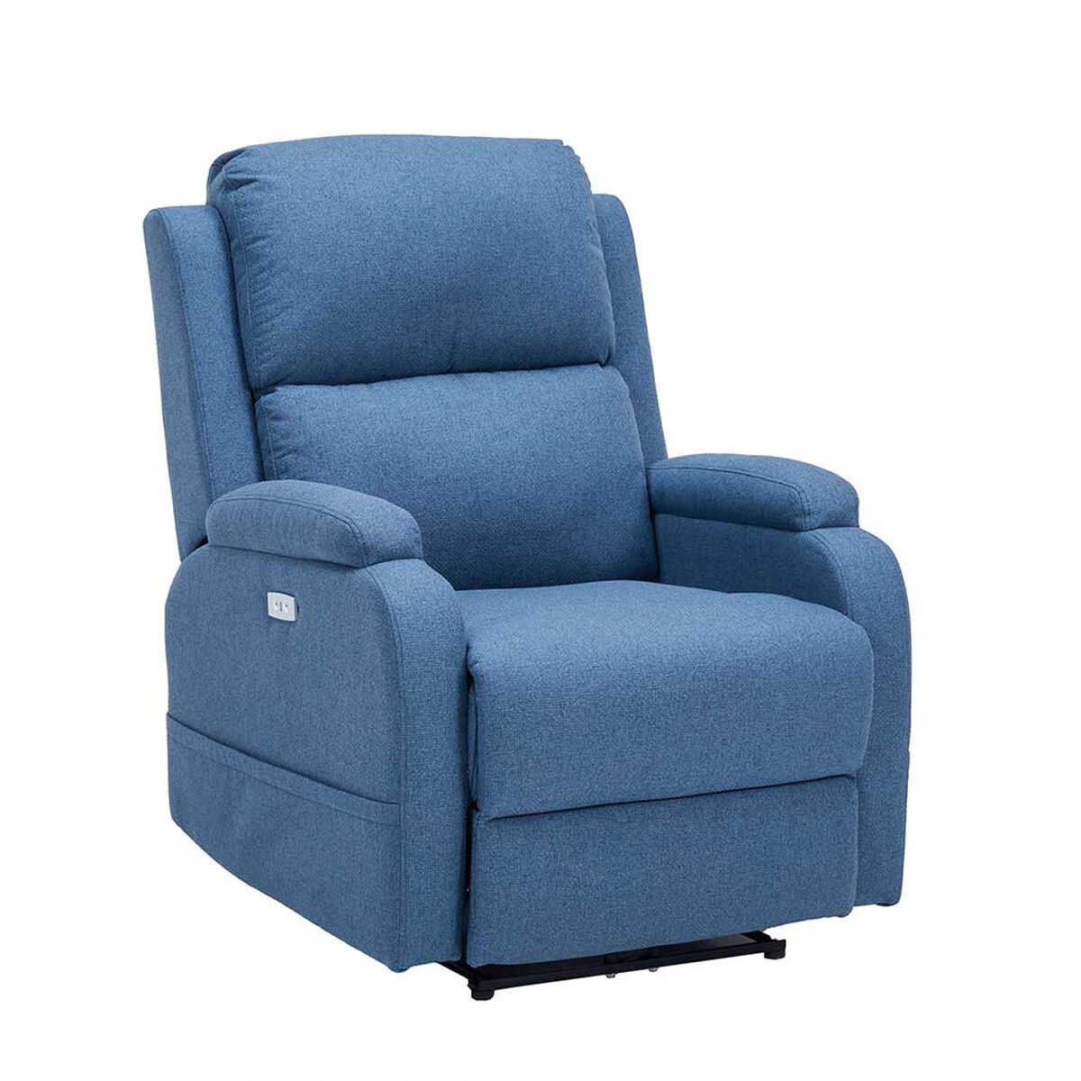 Bergere Reclinable Casanova Power 1 Cuerpo Azul