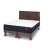Cama Europea CIC Base Dividida 2 Plazas Premium + Respaldo