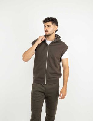 Imagen 1 del producto Polerón Sin Mangas Hombre Zibel Gris-Claro, Negro