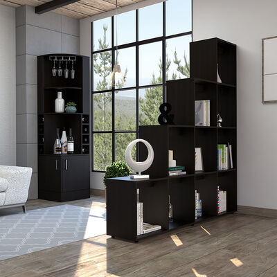 Imagen 1 del producto Bar Esquinero Kava + Biblioteca Escalera TuHome Beijing