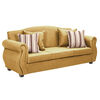 Juego de Living Innovamuebles Azucena Sofá 3 Cuerpos + Dos Sillones 1 Cuerpo Oro 