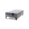 Cama Europea Latam Home 1,5 Plazas Zen Best Gris