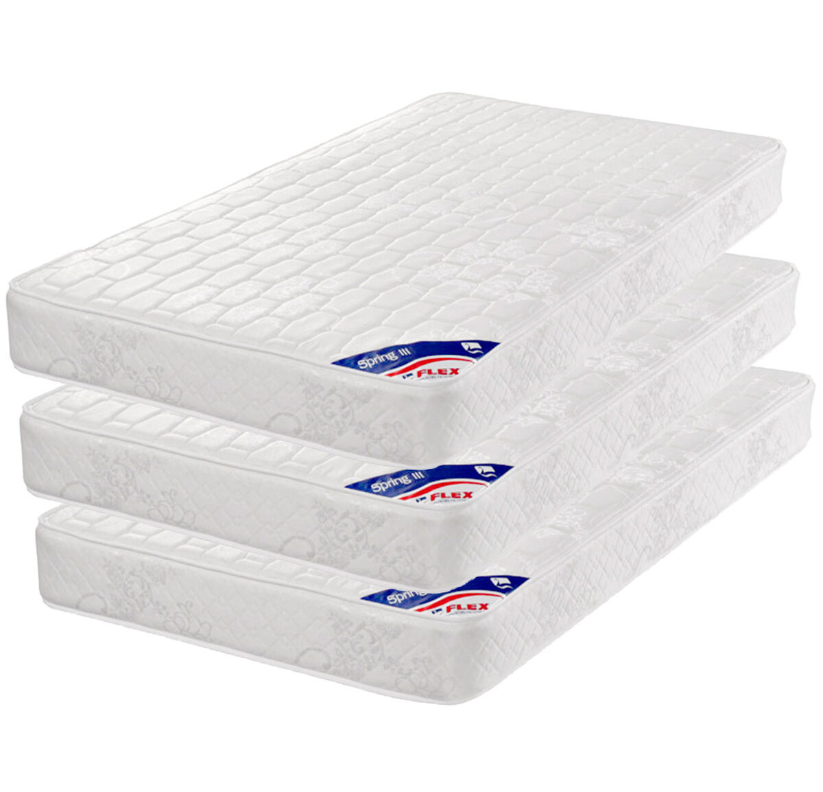 Tripack Colchón Flex Spring III 