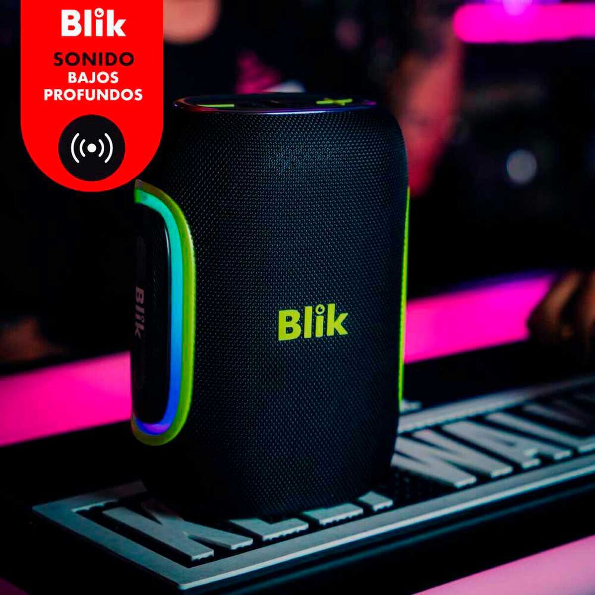 Parlante Bluetooth Blik Hype-U3 Negro