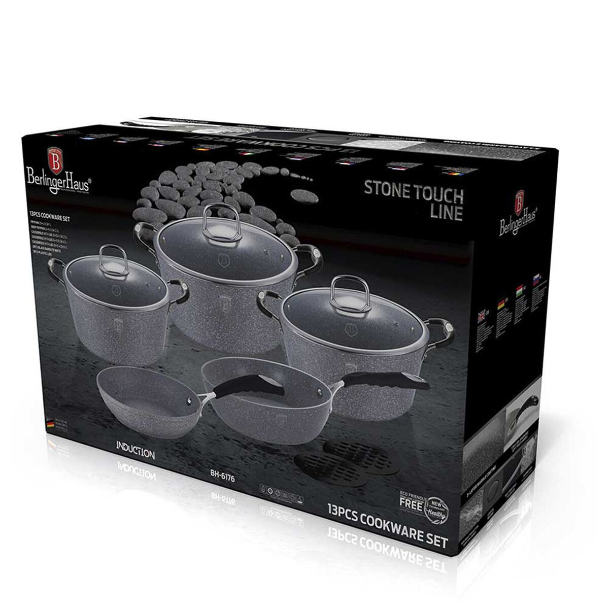 Bater&iacute;a de Cocina Berlinger Haus 13 Piezas Granito