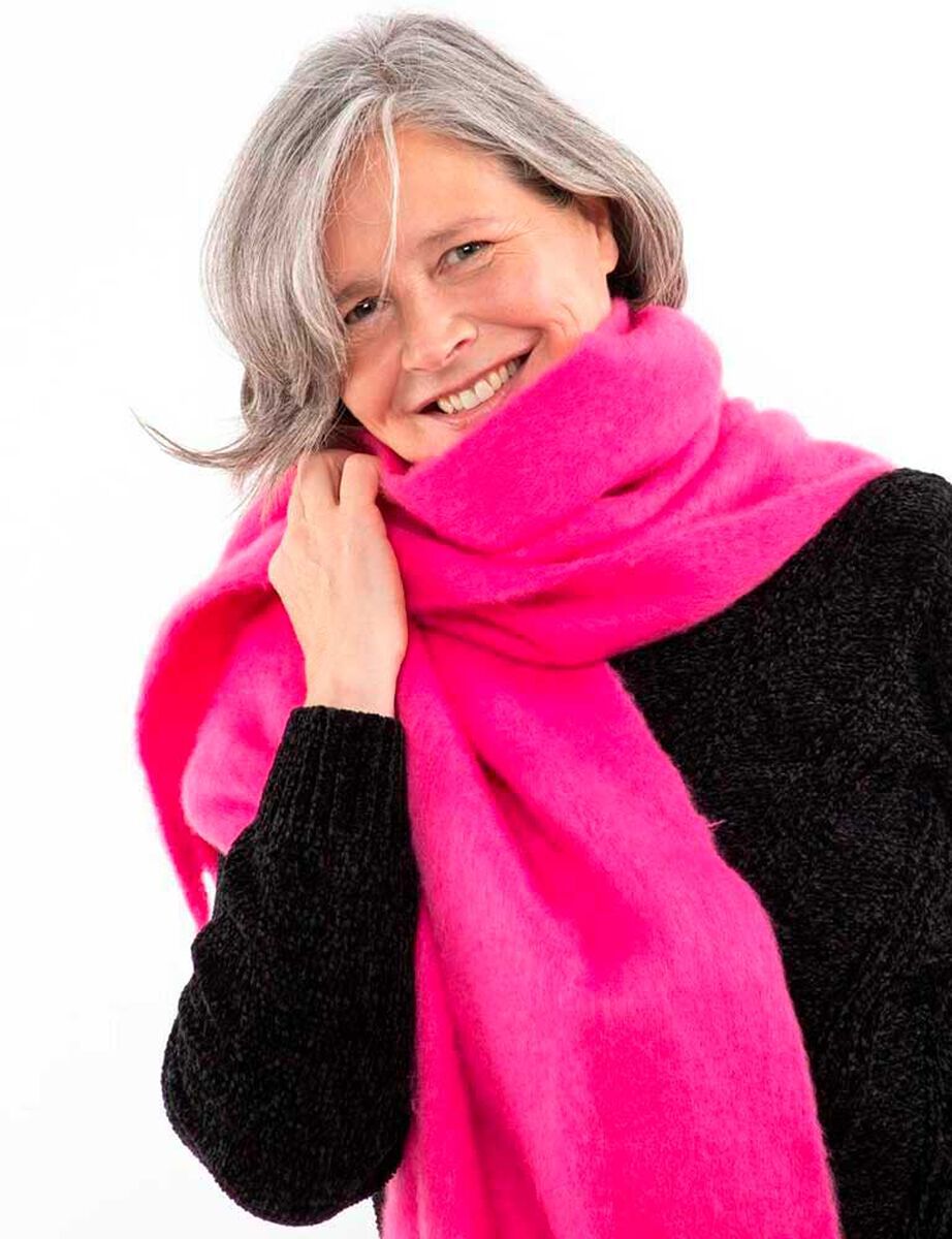 Bufanda Fucsia Mujer Bside