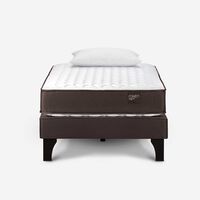 Cama Europea Rosen 1 Plaza Ergo T +  Almohada Light Americana
