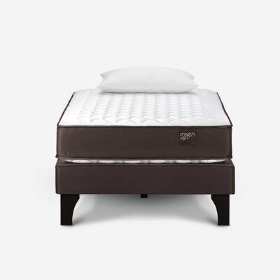 Imagen 1 del producto Cama Europea Rosen 1 Plaza Ergo T +  Almohada Light Americana