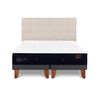 Cama Europea CIC Base Dividida King Premium + Respaldo Ebro