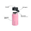 Botella Térmica Niño Insulada Hydro 360ml Rosado Lhotse