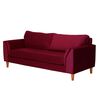 Sof&aacute; Latam Home Milan 3 Cuerpos Burdeo
